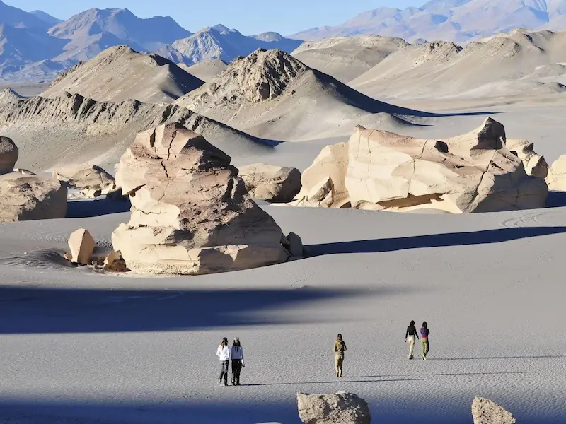 Campo de Piedra Pómez en Catamarca